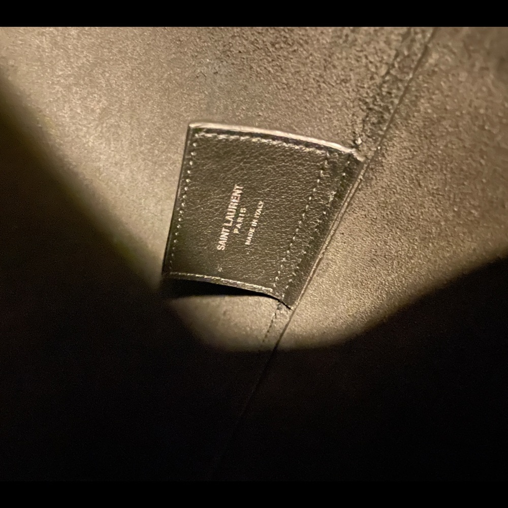 Saint Laurent Leather Tote Bag